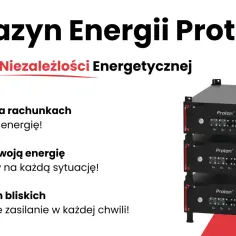 Magazyn energii Proton 15 kWh to droga do niezależności. Oszczędzaj, zabezpieczaj i chroń bliskich dzięki niezawodnemu zasilaniu.