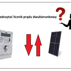 Inteligentny licznik dwukierunkowy i panel słoneczny. Jak odczytać dane?