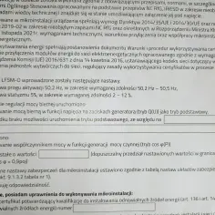 Dokumentacja techniczna do zgłoszenia mikroinstalacji Tauron, zawierająca wymogi i nastawy zabezpieczeń.