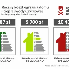 Porównanie kosztów ogrzewania domu 150 m² dla 4 osób. Jaka moc przyłączeniowa do domu jednorodzinnego jest potrzebna, by uzyskać niskie rachunki?